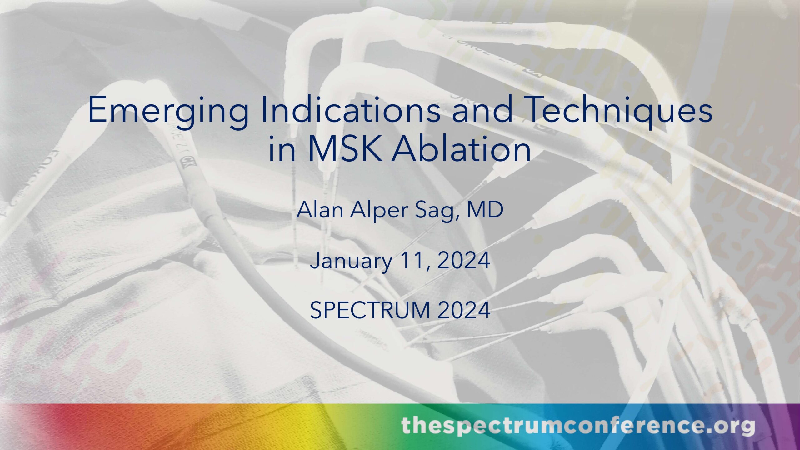 Emerging Indications and Techniques in MSK Ablation