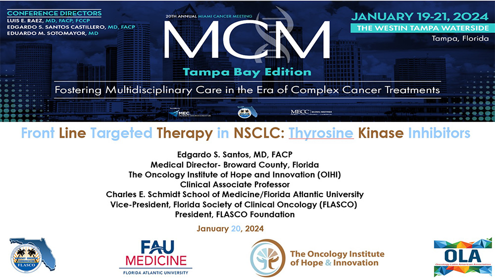 Front Line Targeted Therapy in NSCLC: Tyrosine Kinase Inhibitors