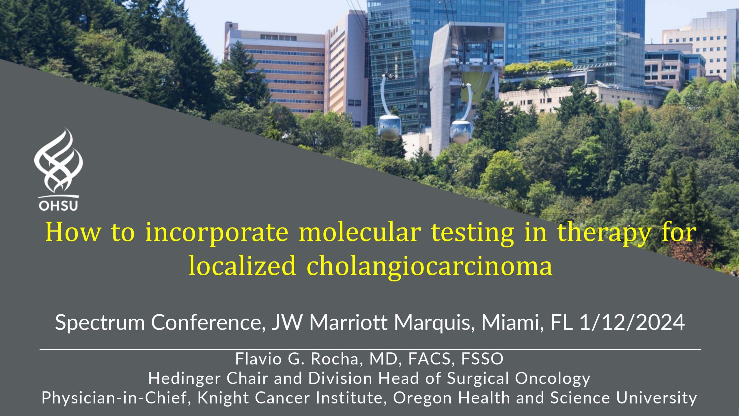 How to incorporate molecular testing in therapy for localized disease