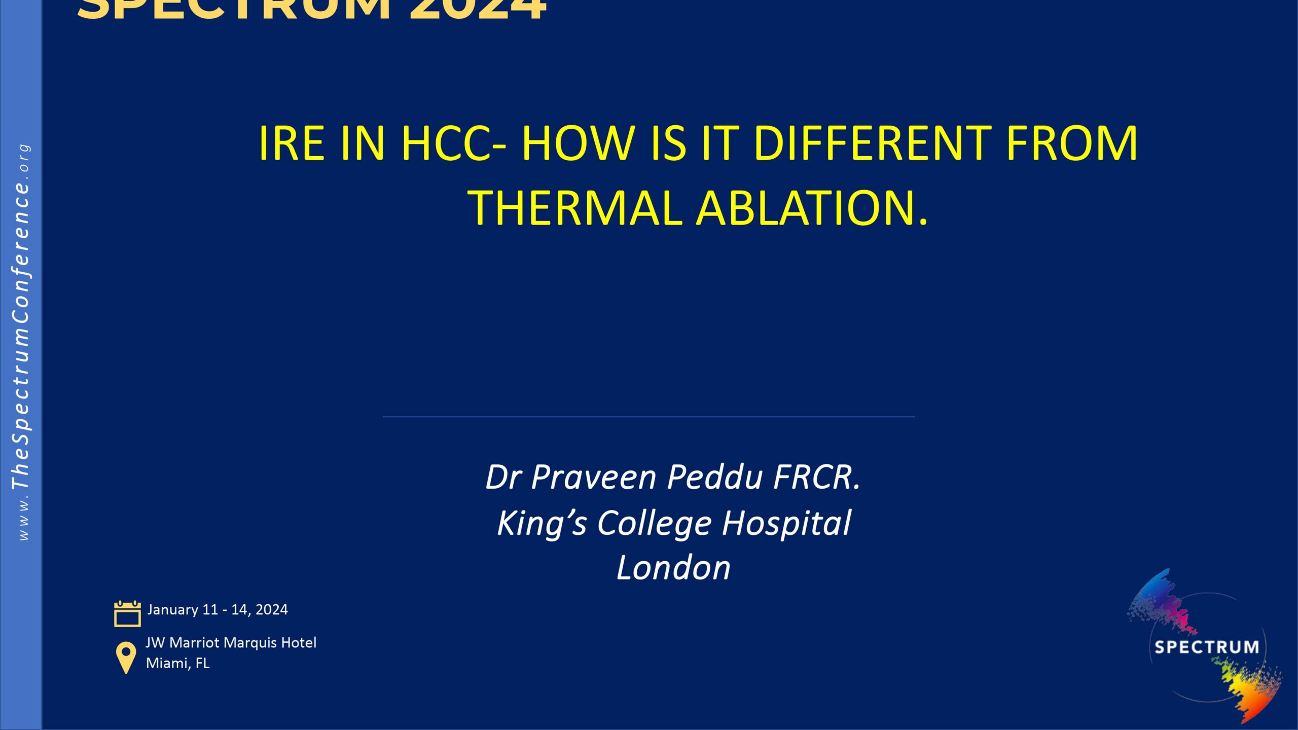 IRE IN HCC -How is it Different from Thermal Ablation?