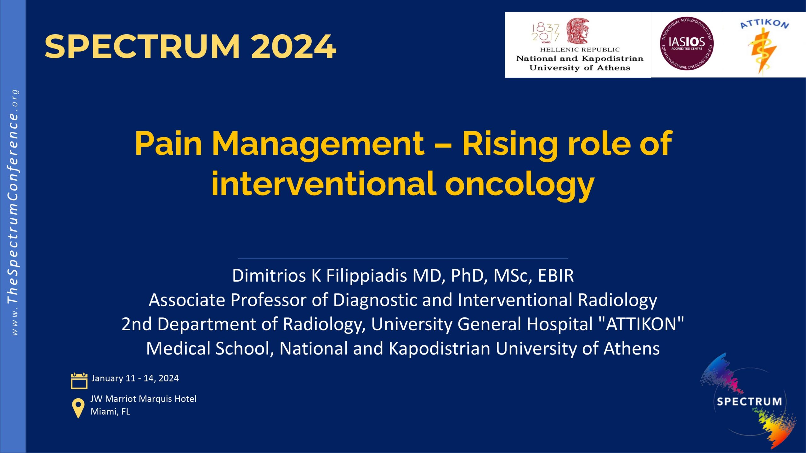 Pain Management – Rising role of interventional oncology