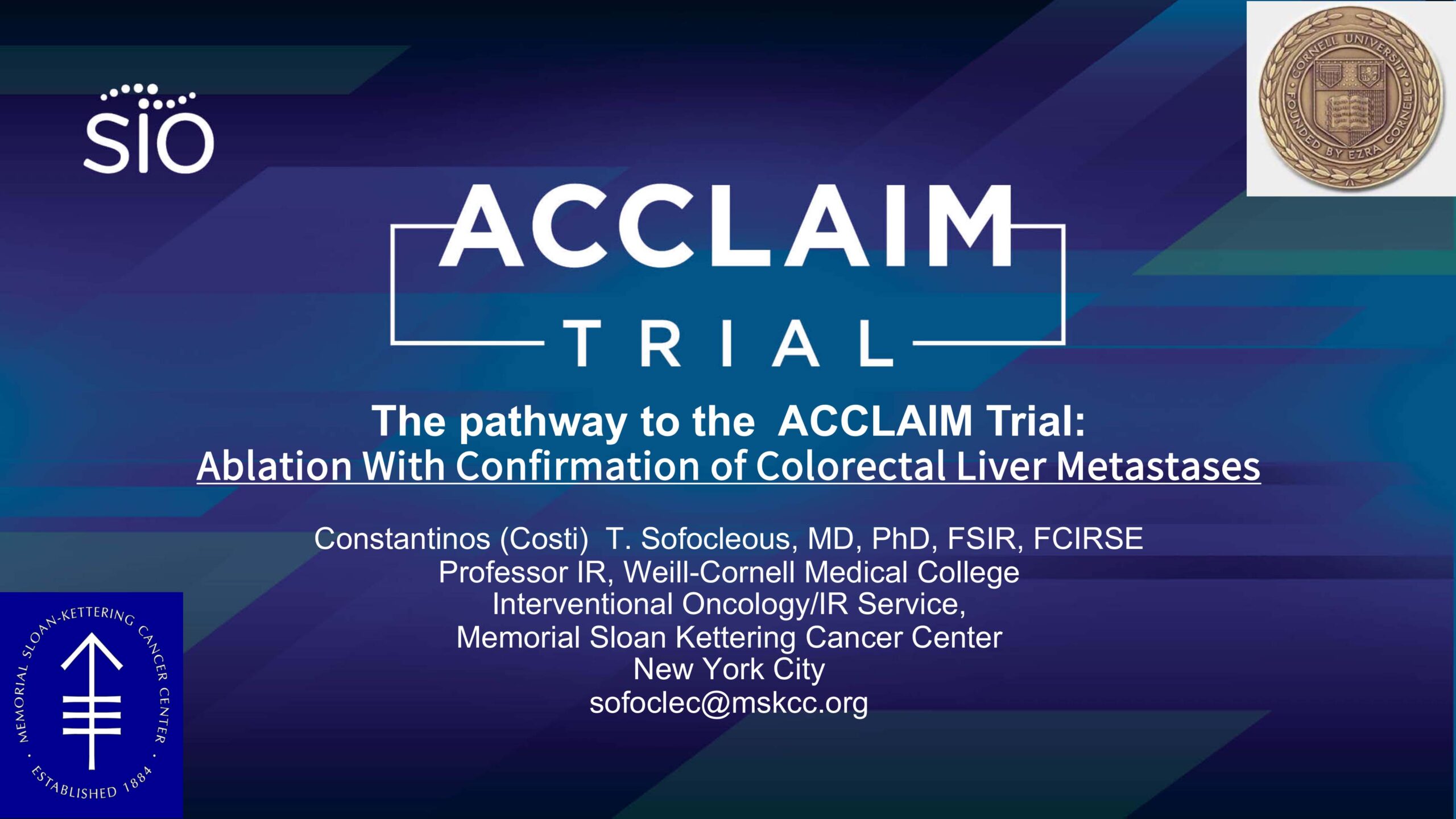 The ACCLAIM trial
