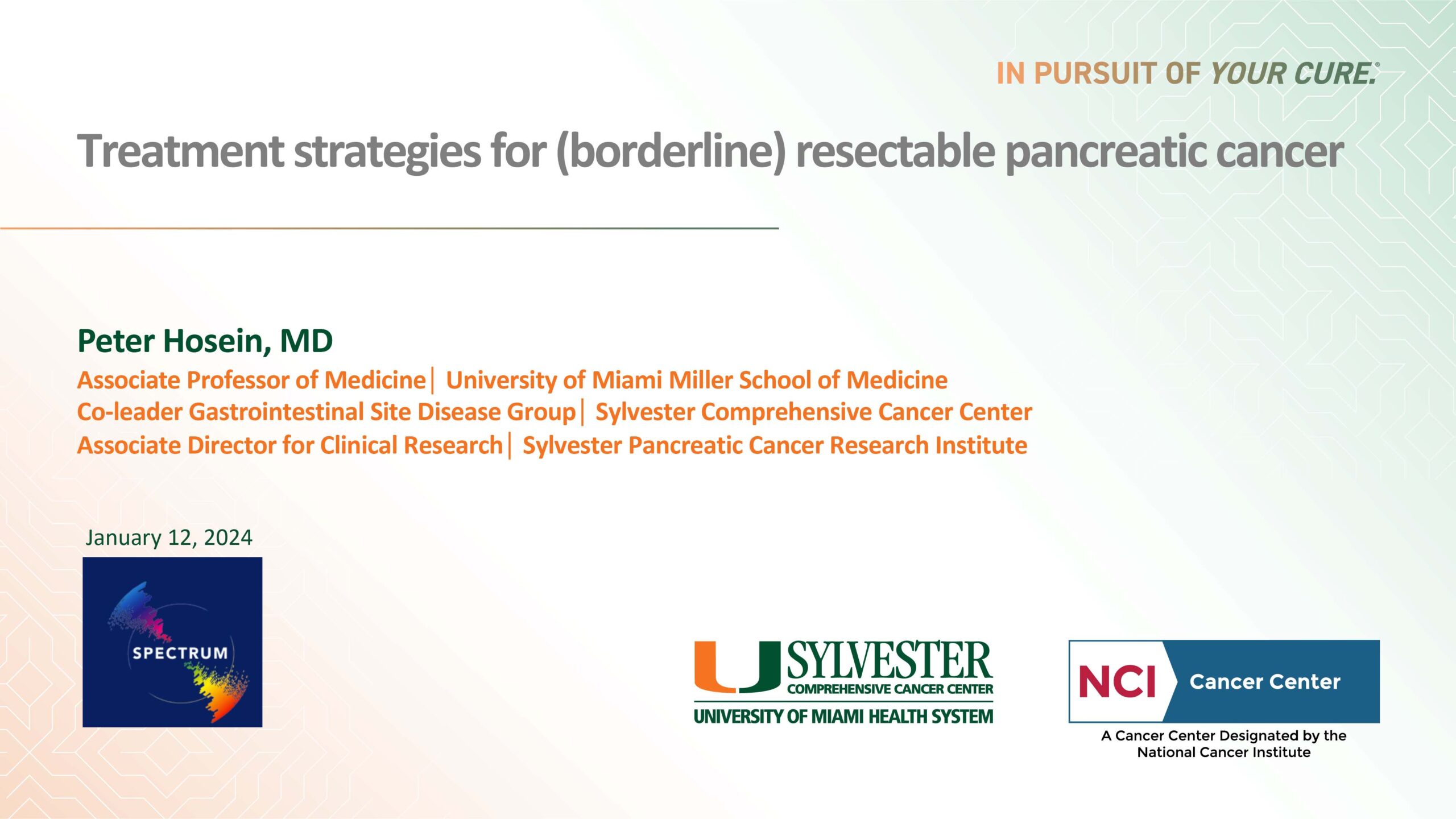 Treatment strategies for borderline resectable patients