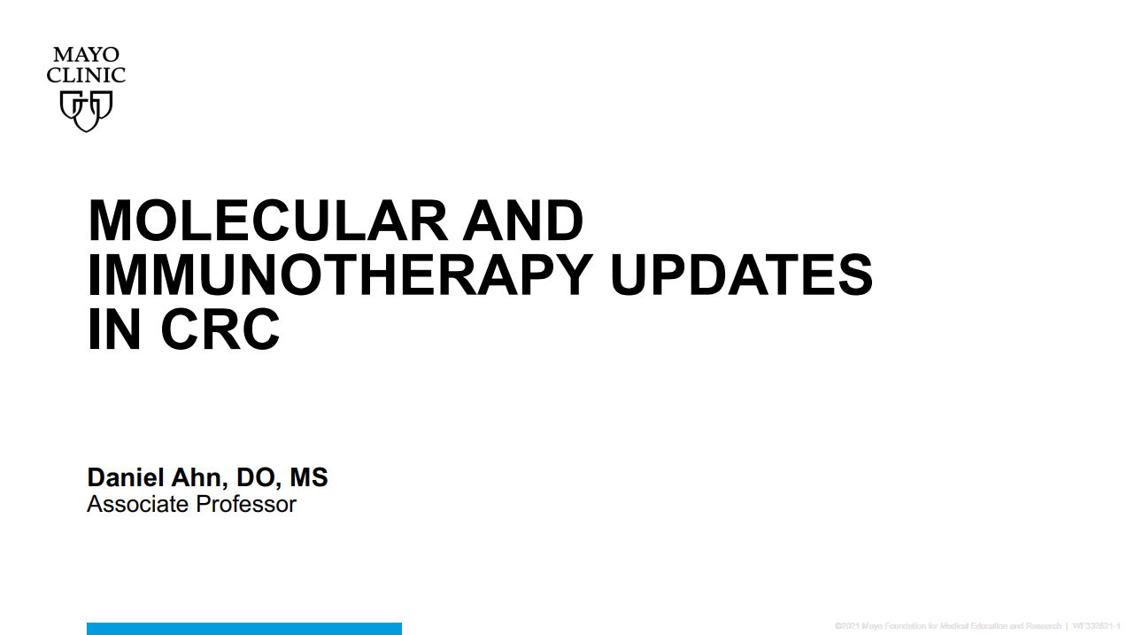 Molecular and Immunotherapy Updates in Colon Cancer