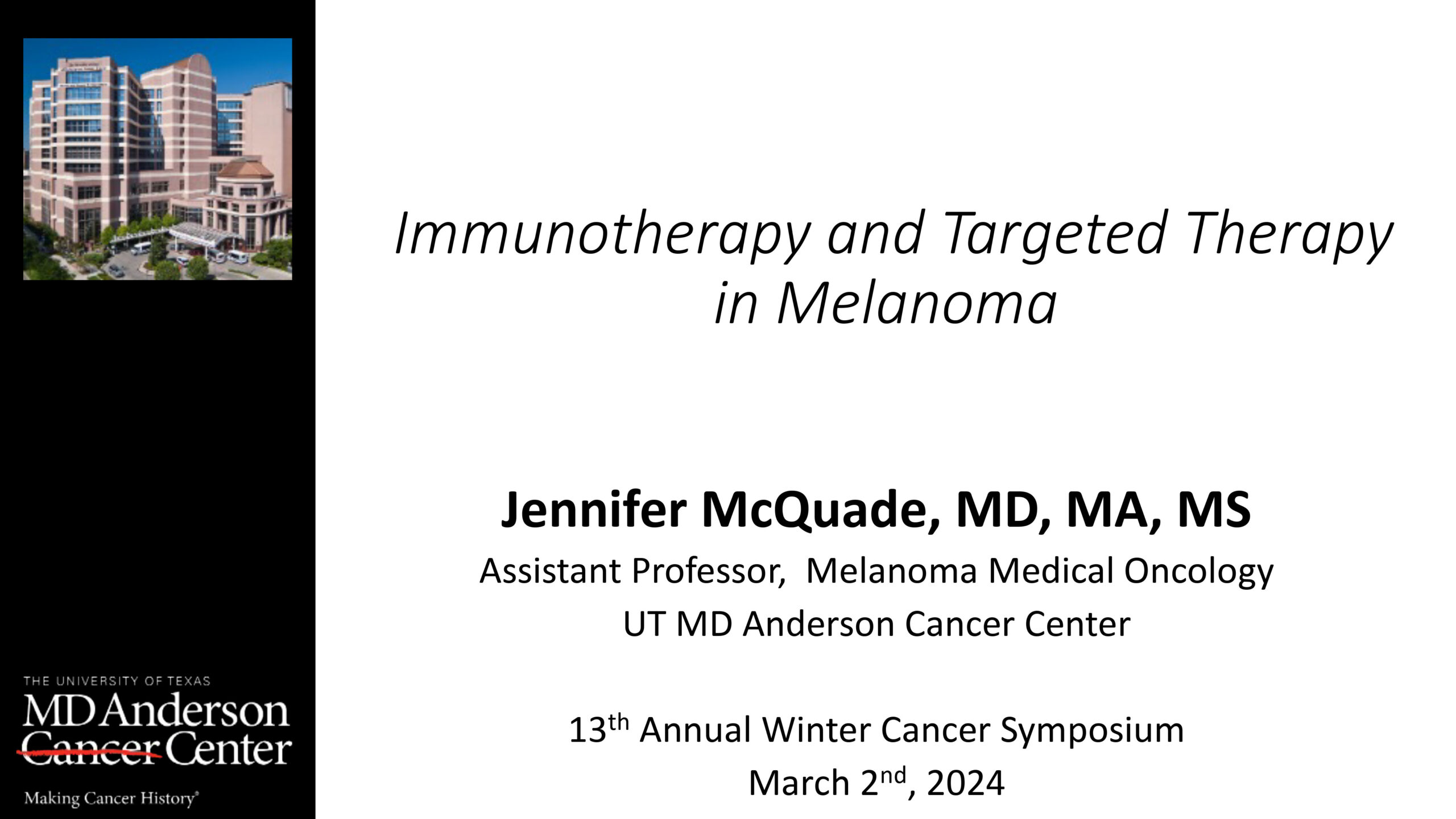 Novel Immunotherapy Approach and Targeted Therapy in Melanoma