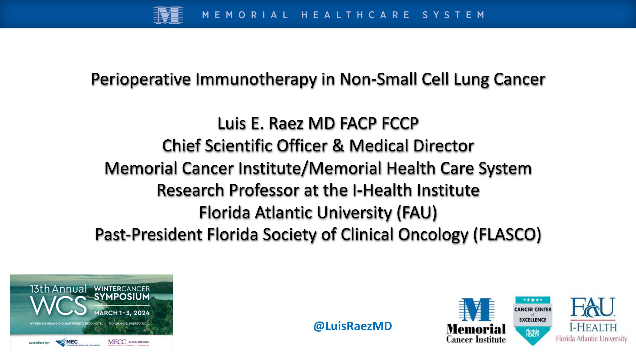 Perioperative Immunotherapy in Non-Small Cell Lung Cancer