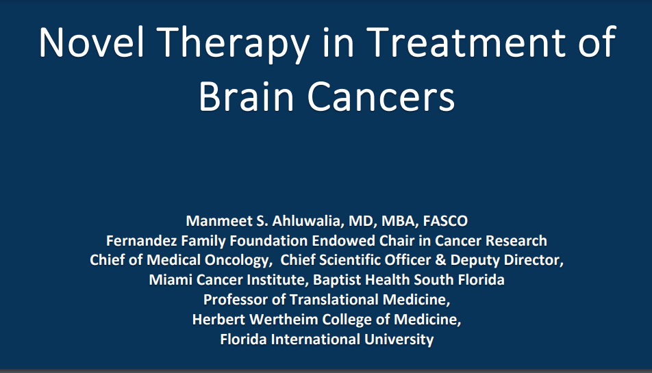 Novel Therapy in Treatment of Brain Cancers