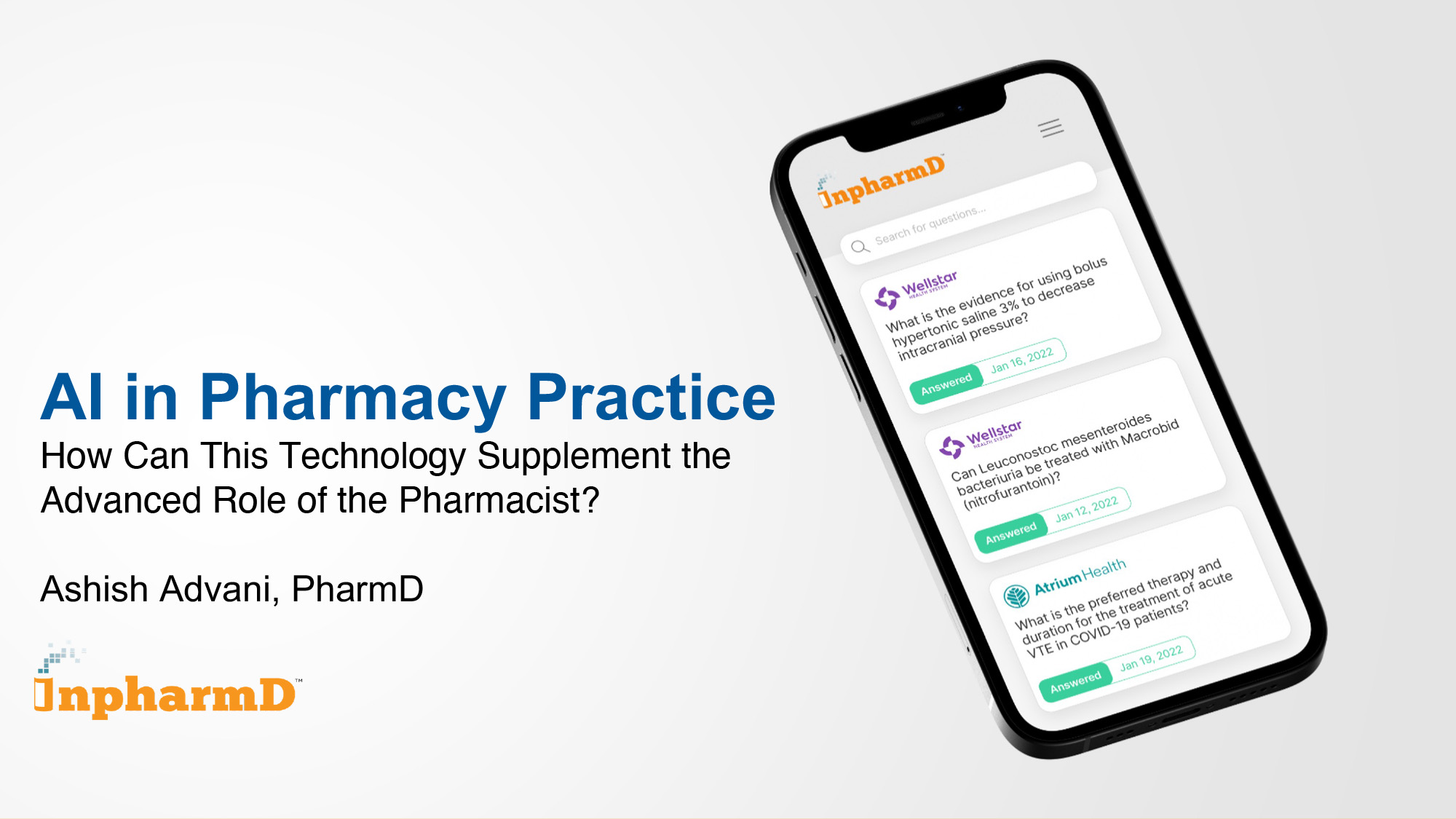 Artificial Intelligence (AI): How Can This Technology Supplement the Advanced Role of the Pharmacist?