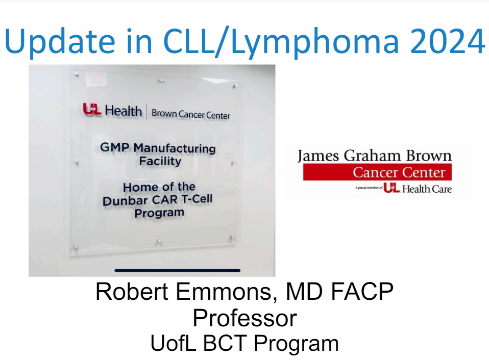 CLL/Lymphoma Updates in 2024