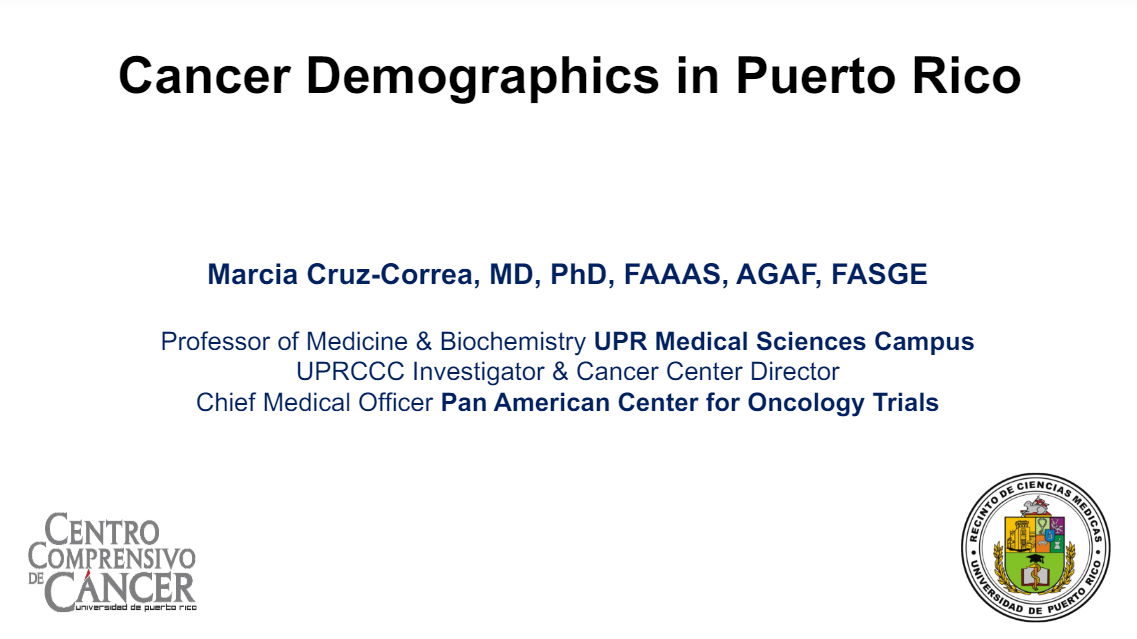 Cancer Demographics in Puerto Rico