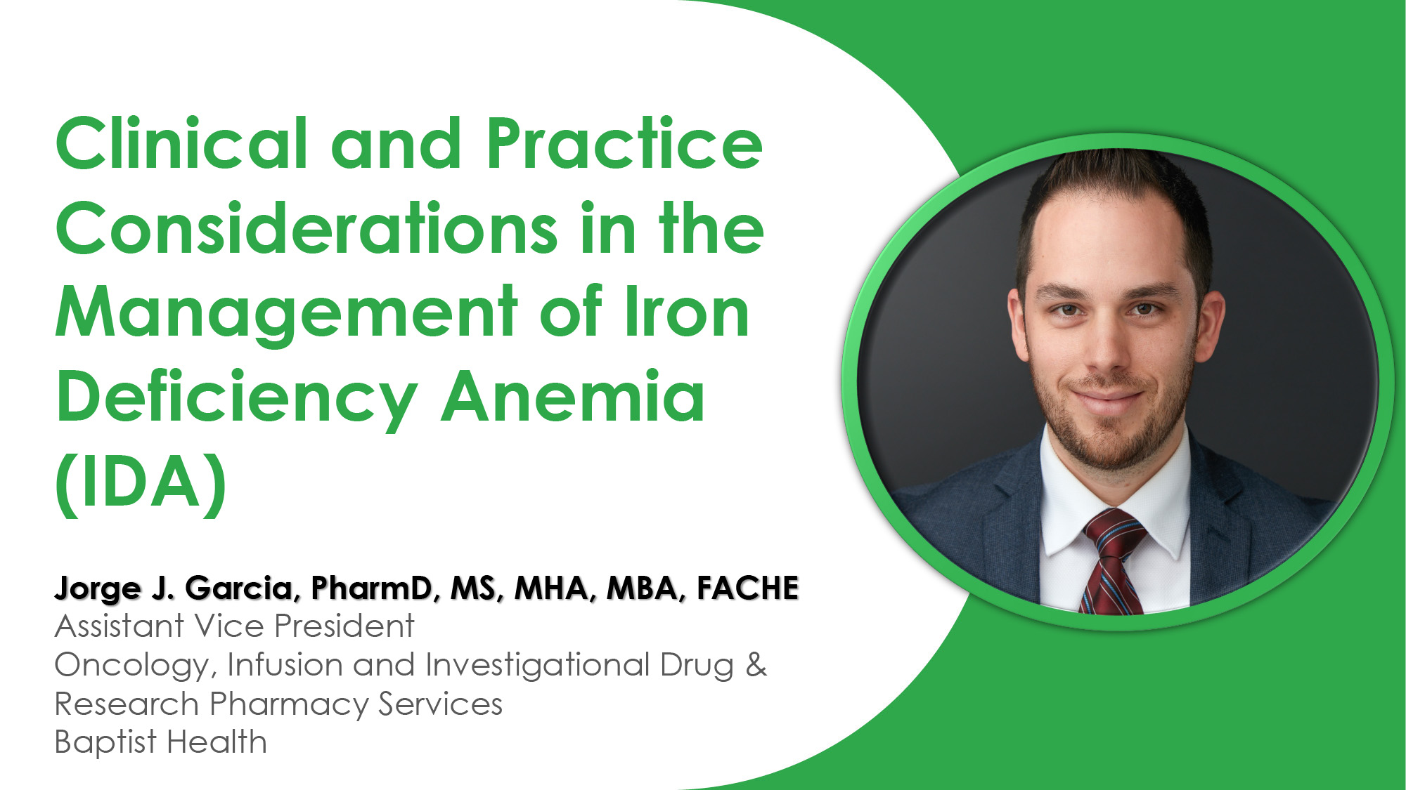 Clinical and Practice Considerations in the Management of Iron Deficiency Anemia