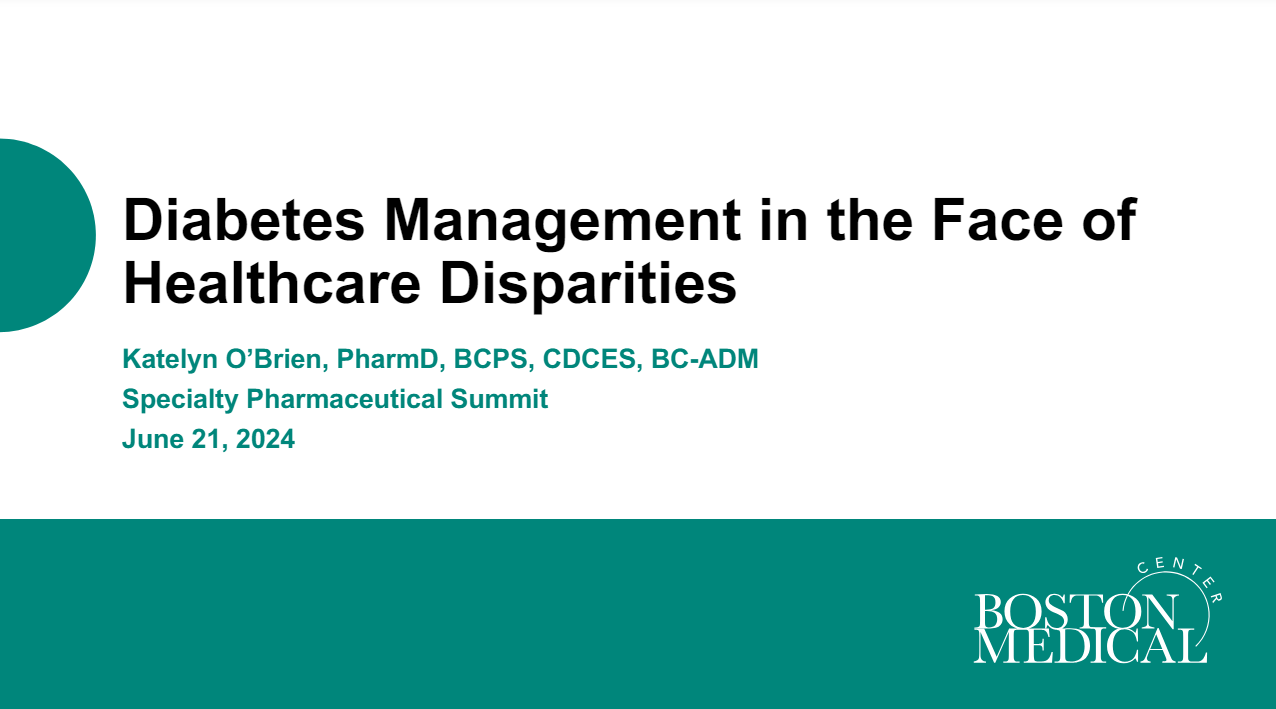 Diabetes Management in the Face of Healthcare Disparities