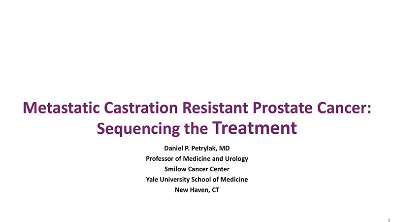 Metastatic Castration Resistant Prostate Cancer: Sequencing the Treatment