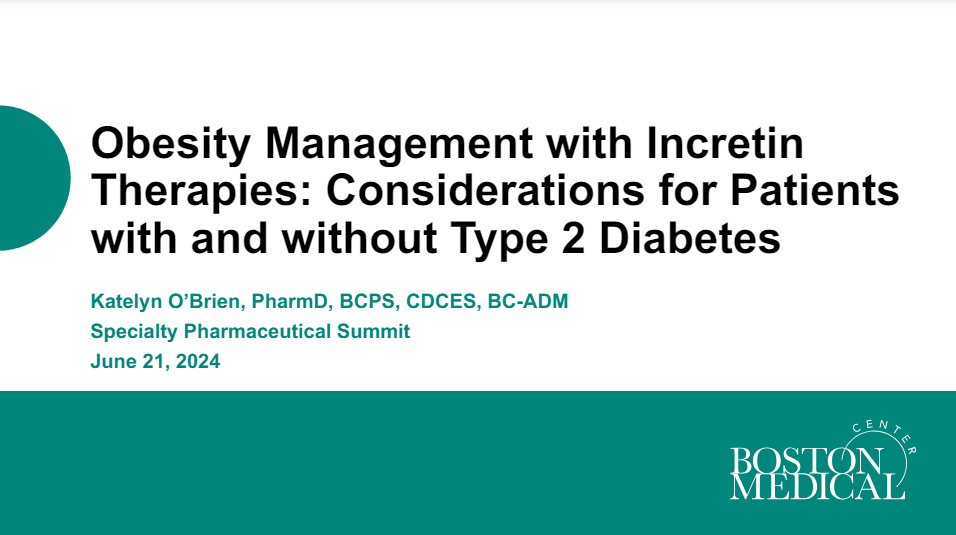 Obesity Management with Incretin Therapies: Considerations for Patients with and without Type 2 Diabetes