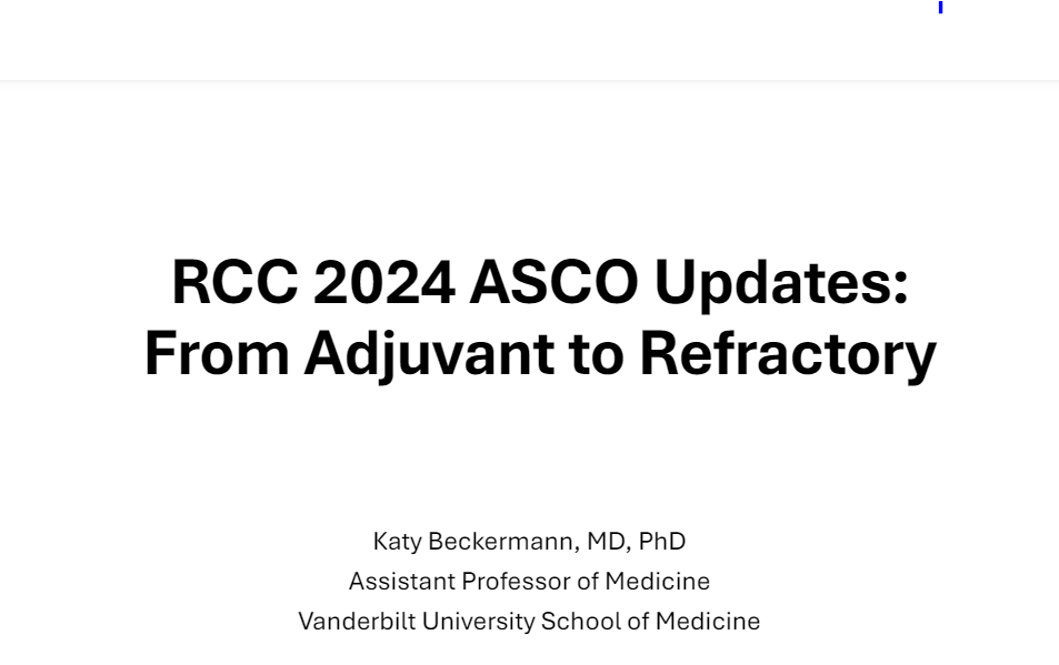 Renal Cell Cancer Updates in 2024