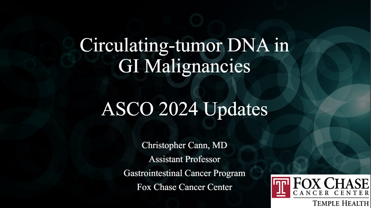 Updates in cDNA and Gl Malignancies