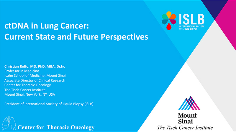 ctDNA in Lung Cancer: Current State and Future Perspectives