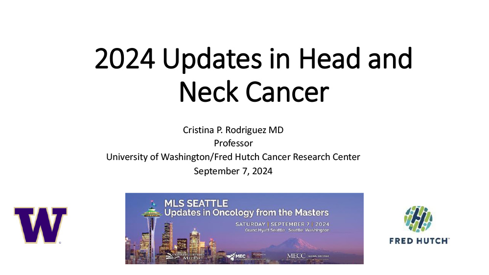 Head and Neck Cancer 2024 Updates