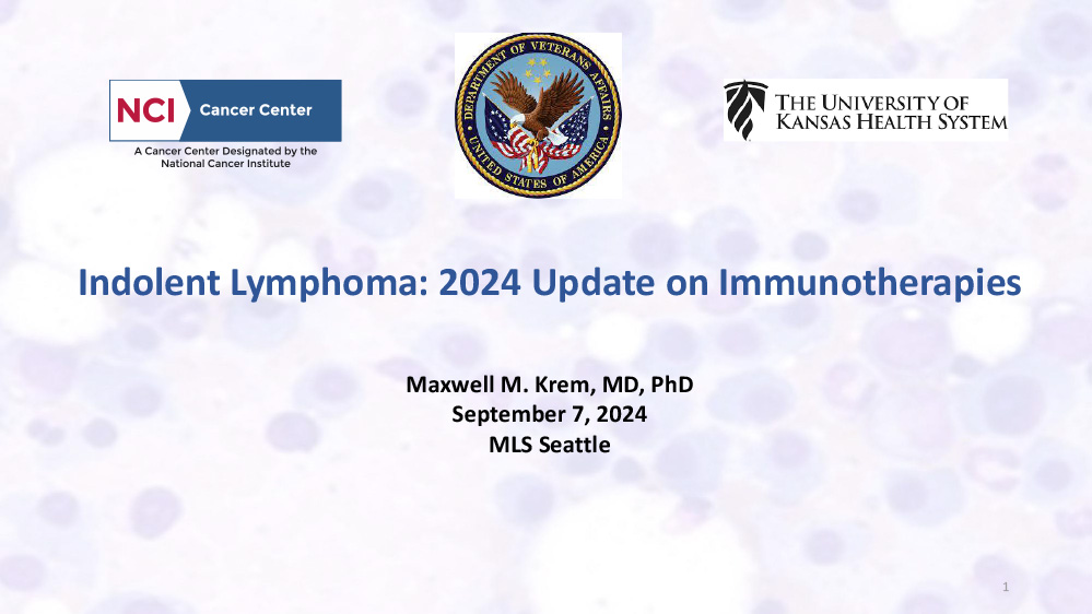 Lymphoma and CLL 2024 Updates