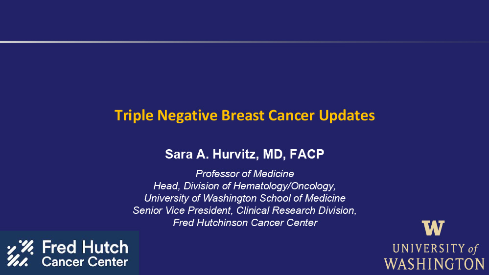 Triple Negative Breast Cancer Updates