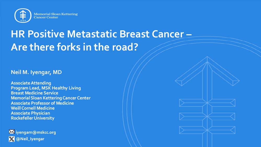 HR Positive Metastatic Breast Cancer - Are there Forks in the Road?