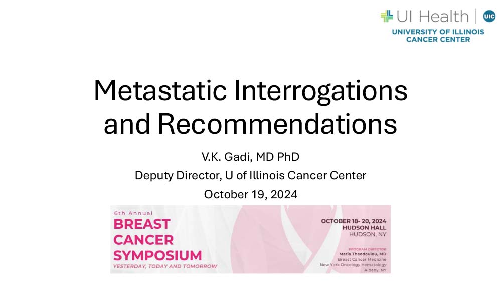 Metastatic Interrogations and Recommendations