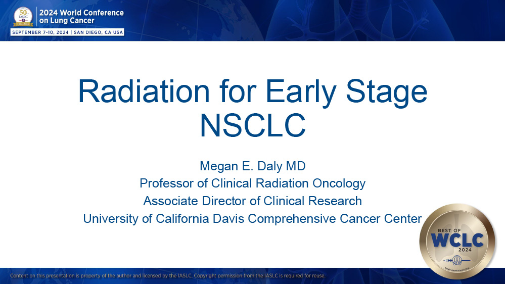 Radiation in Early-Stage NSCLC