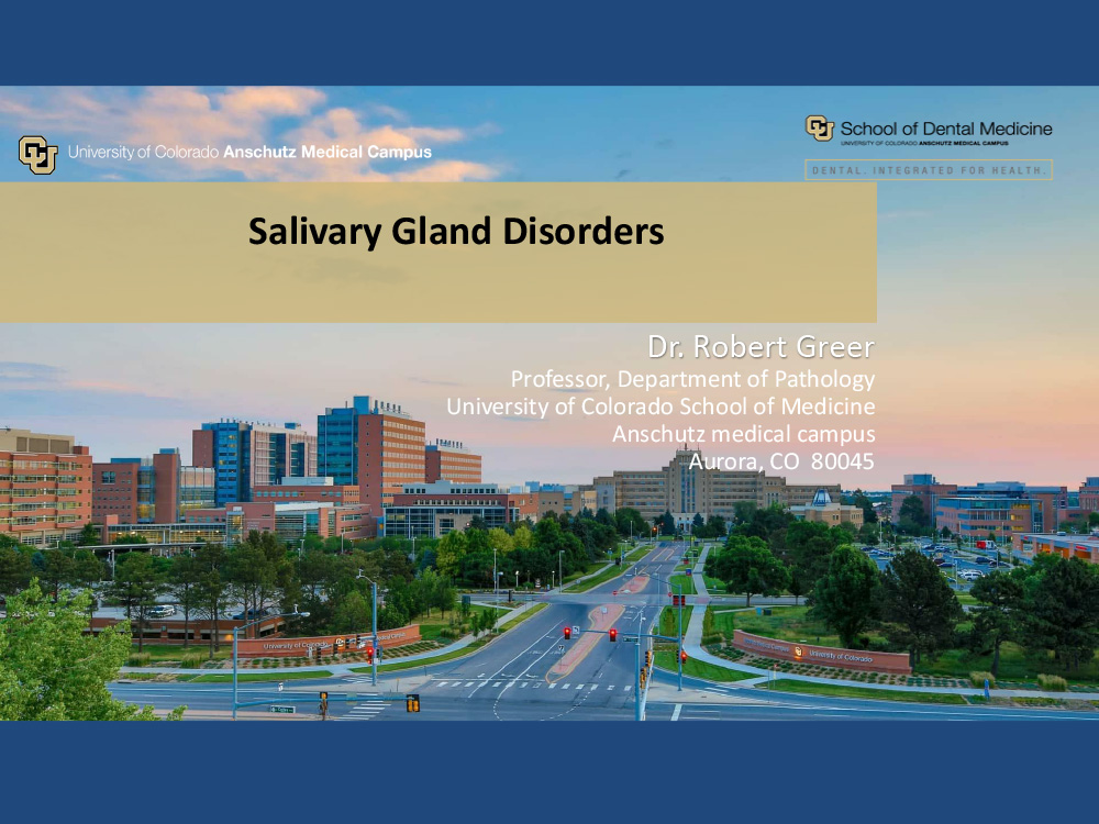 Salivary Gland Tumors: Diagnosis, Surgeries, and Reconstruction