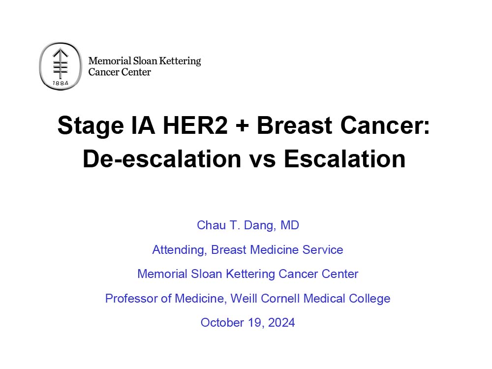 Stage 1A – De-Escalation v Escalation