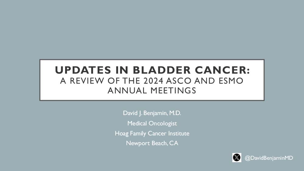 Bladder Cancer Updates