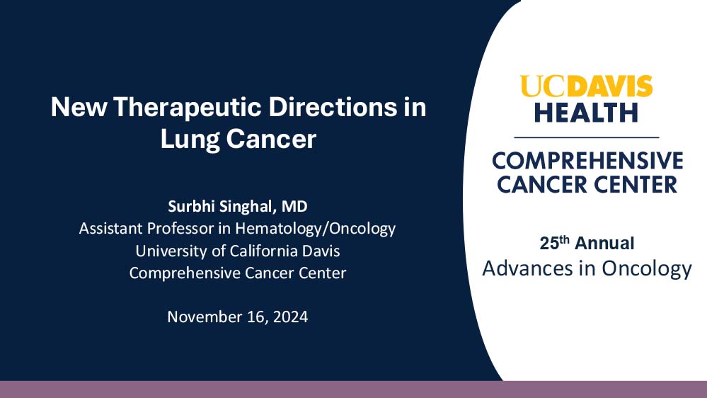 New Therapeutic Directions in Lung Cancer