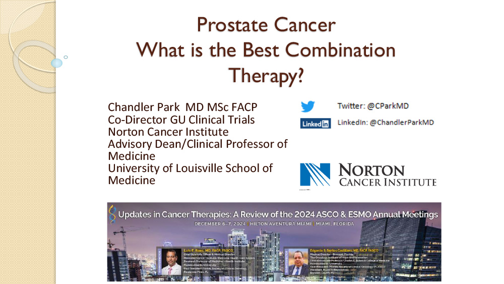 Prostate Cancer: What is the Best Combination Therapy?