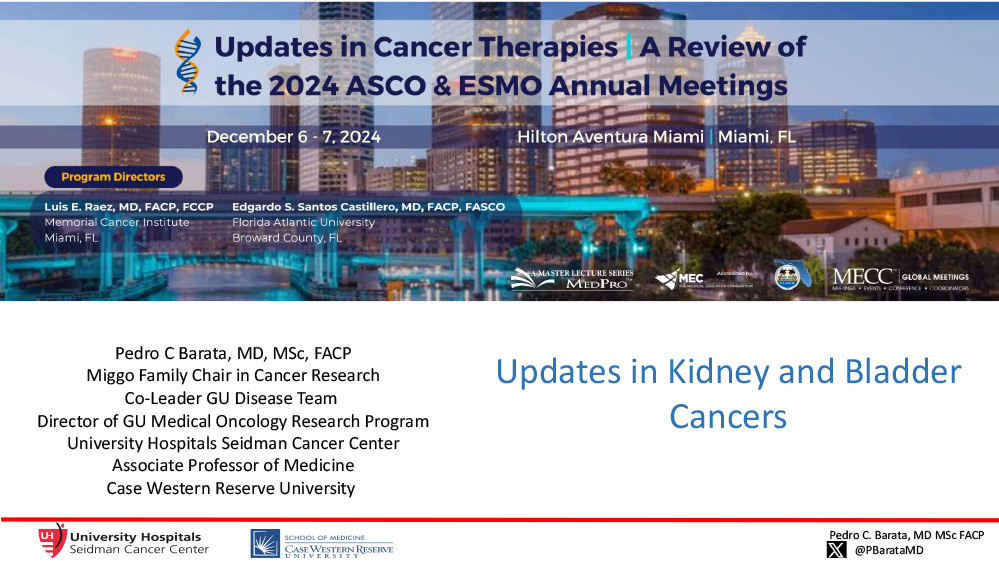 Updates in Kidney and Bladder Cancers: Immunotherapy and Targeted Therapy