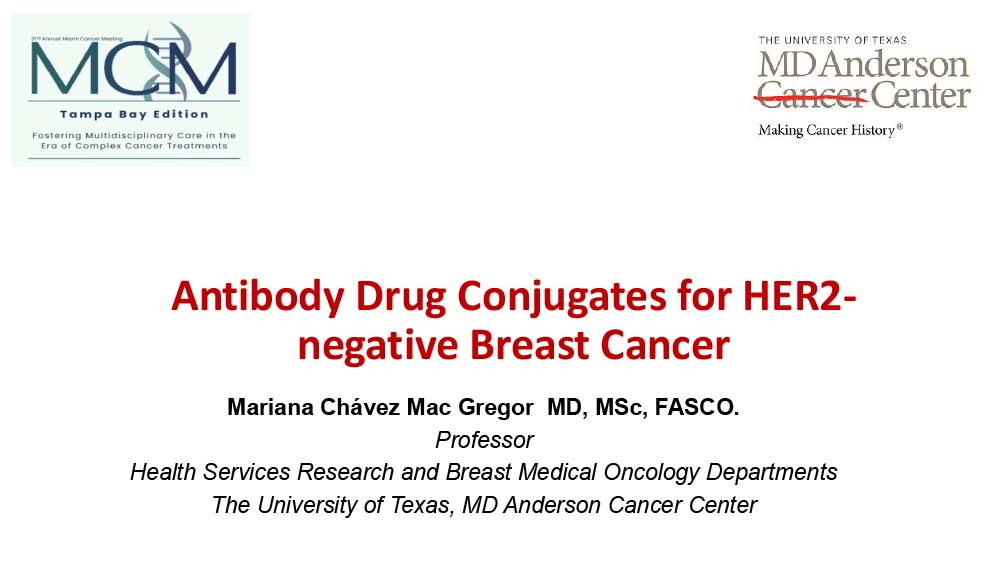 Antibody Drug Conjugates for HER2 Negative Breast Cancer: A Revolution in Chemotherapy for Breast Cancer