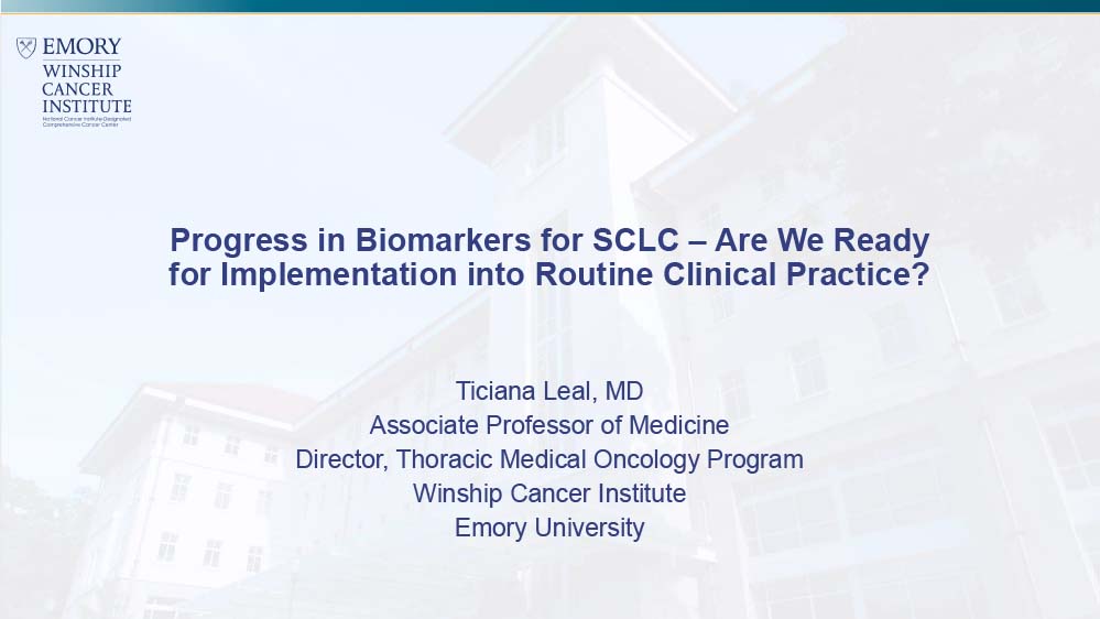 Progress in Biomarkers for SCLC – Are We Ready for Implementation into Routine Clinical Practice?