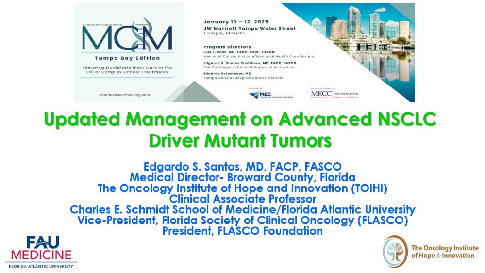 Updated Management on Advanced NSCLC Driver Mutant Tumors