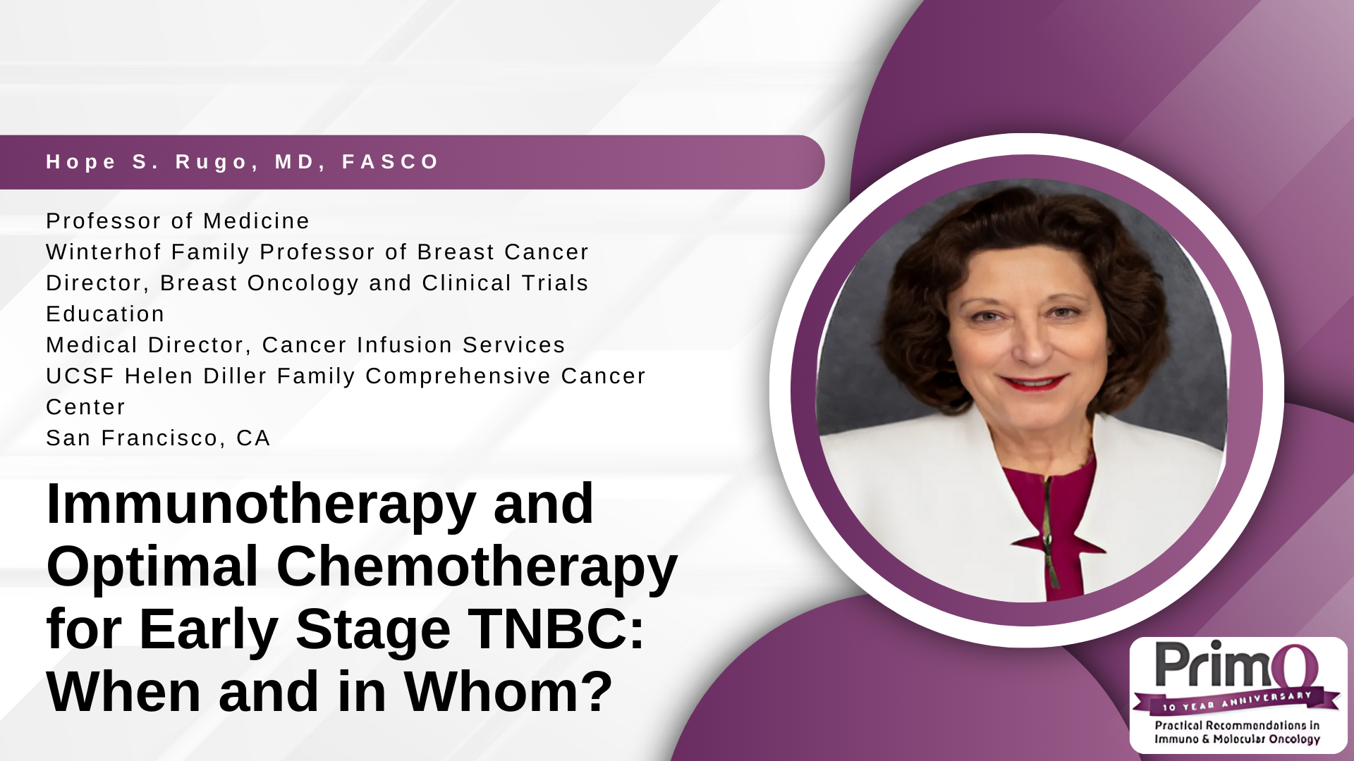 Immunotherapy and Optimal Chemotherapy for Early Stage TNBC: When and in Whom?